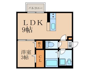 Arietta東貫の物件間取画像